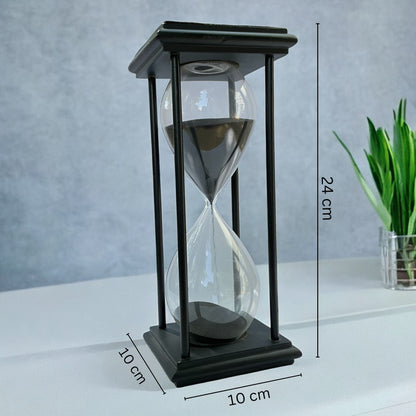 30-Minute Wooden Sandclock by Brass Enclave™