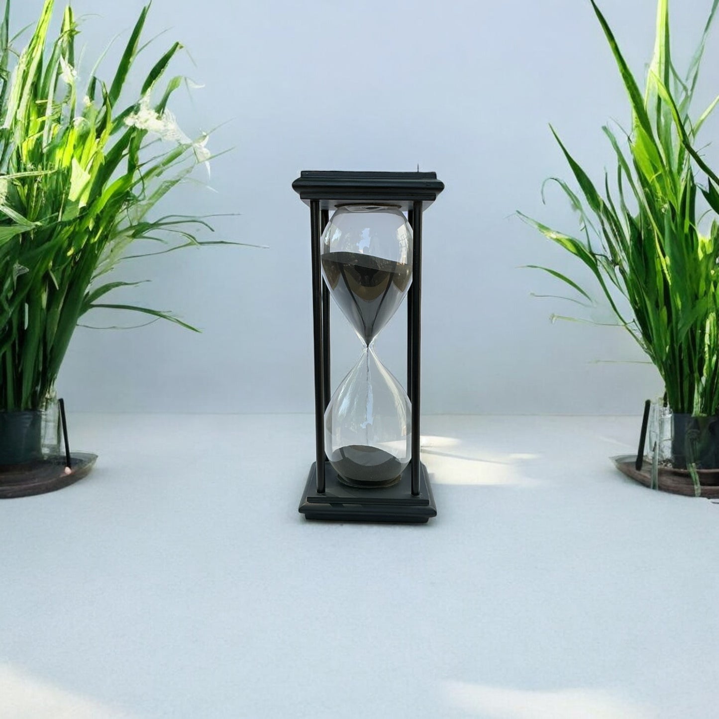 30-Minute Wooden Sandclock by Brass Enclave™