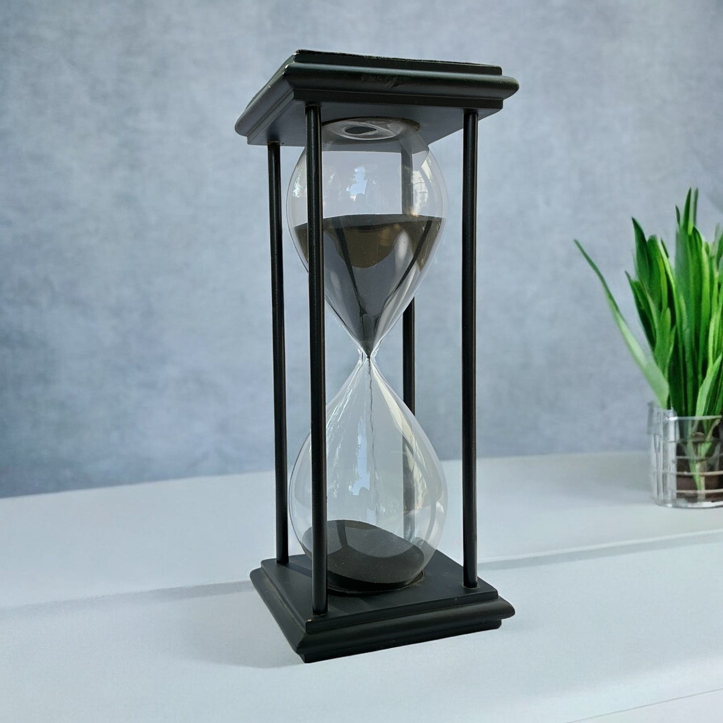 30-Minute Wooden Sandclock by Brass Enclave™