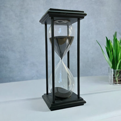 30-Minute Wooden Sandclock by Brass Enclave™